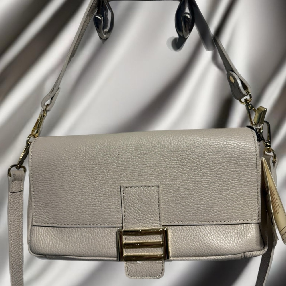 Elegant Cream Crossbody Bag